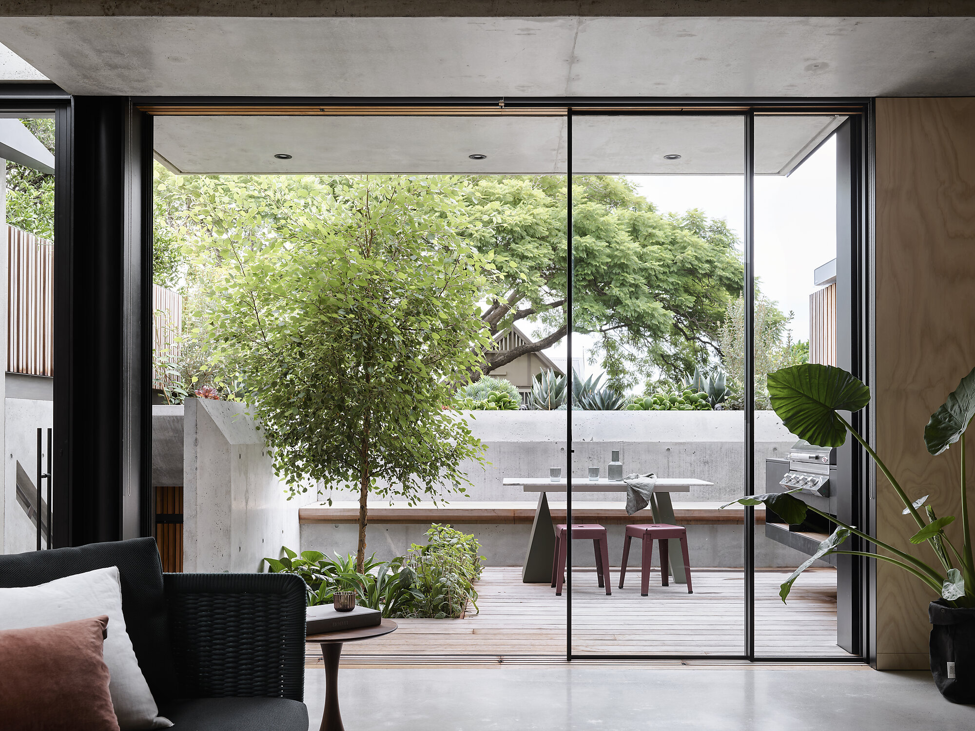 Interior photograph of Birch Tree Residence by Anson Smart